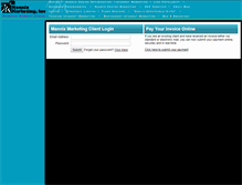 Tablet Screenshot of clients.mannixmarketing.com